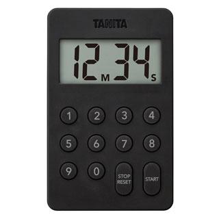 タニタ TANITA TD-415-BK ブラック デジタルタイマー100分計 TD415BK