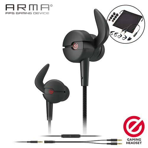 エレコム ELECOM HS-ARMA30EBK(ブラック) ゲーミングイヤホンマイク HSARMA30EBK