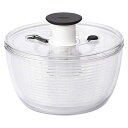 OXO オクソー クリアサラダスピナー 小 野菜水切り器 Salad Spinner 1-3人容量 0719812684611