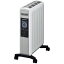 コロナ DHS-1219-SW(ホワイトシルバー) ノイルヒート オイルレスヒーター 1200W