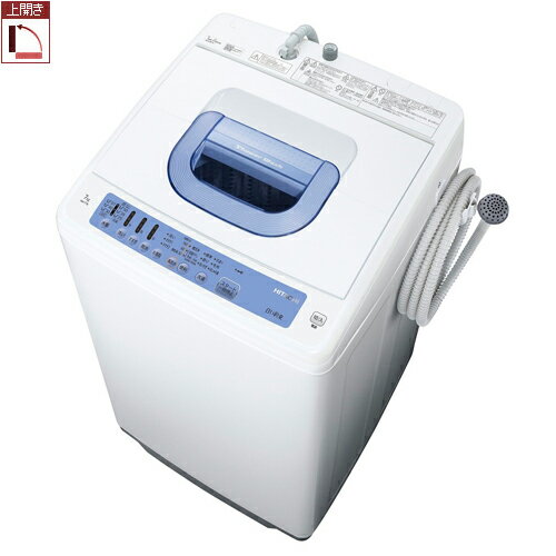 【設置＋長期保証】日立 NW-T76-A(ブルー) 全自動洗濯機 白い約束 上開き 洗濯7kg