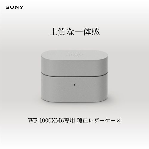 ソニー(SONY) HAC-1000XM6CH ライトグレー WF-1000XM6専用ケースカバー 装着状態で...