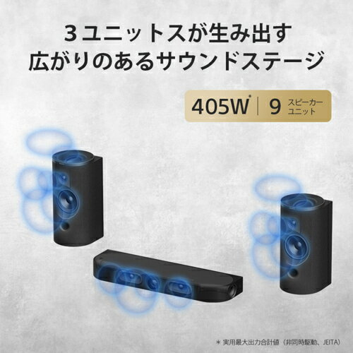 ソニー(SONY) HT-A8 BRAVIA Theatre Trio ホームシアターシステム 360度立体音響 ...