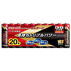 マクセル(maxell) LR6-T 20P アルカリ乾電池 ボルテージ 単3形 20本シュリンクパック