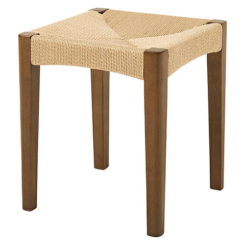 ↑↑↑正確な在庫状況は上記バナー「在庫状況を確認する」をクリックして頂き、必ずご確認ください。&nbsp;&nbsp;■天然素材の温もりをまとった、見ても触れても心地よいスツール■座面は頑丈なペーパーコードを編んだナチュラルな風合いです■スタッキング可能■スタッキング式成分材質：主材:天然木、張地:ペーパーコードサイズ：(約)幅38×奥行38×高さ43cm　
