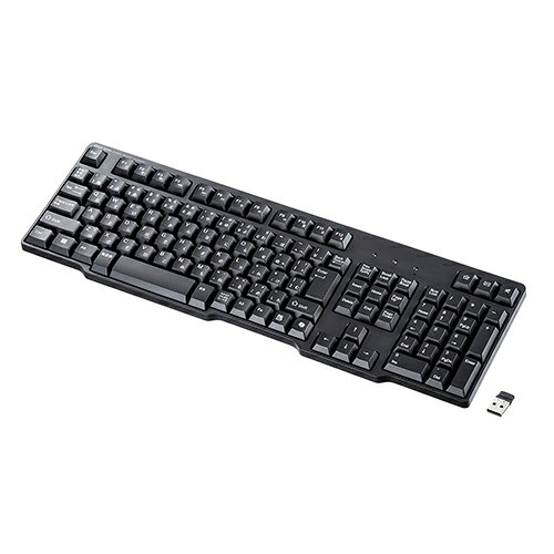 サンワサプライ SKB-WL40BK ワイヤレスキ-ボ-ド 2.4GHzワイヤレス
