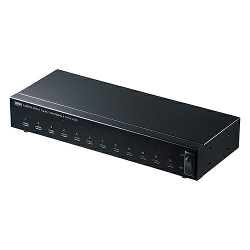 サンワサプライ USB-2THCS12N USB2.0 Type-C 12ポートハブ