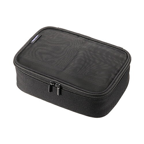 サンワサプライ IN-MSBOX1BK メッシュガジェットケース W190×D65×H130mm ebest-12891925 イーベストPC・家電館 パッケージ画像