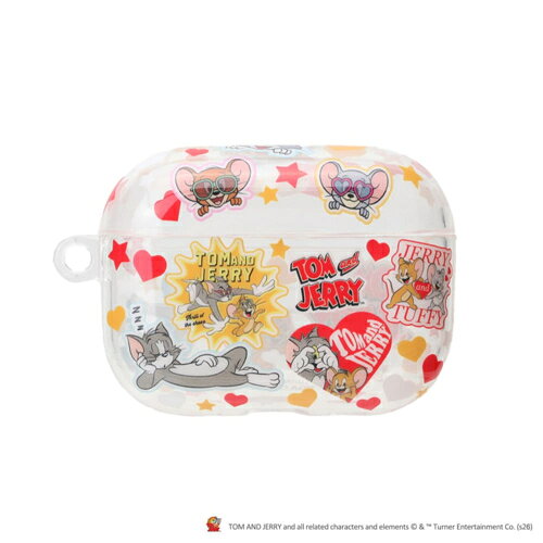PGA PG-WAPP3TP01TAJ AirPods Pro 3用 ソフトケース トムとジェリー