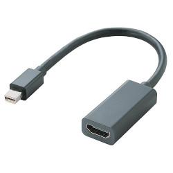 GR ELECOM AD-MDPHDMIBK(ubN) Mini DisplayPort-HDMI ϊA v^ ADMDPHDMIBK