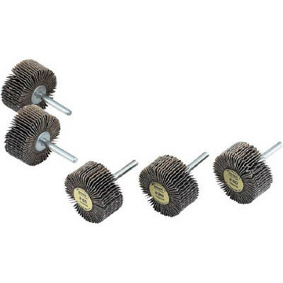 【対象ショップ限定 先着フラッシュクーポン】トラスコ中山 YS52580 軸付ソフトホイール 外径50X厚25X軸6 5個入 80♯ YS52580