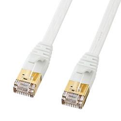 掠ץ饤 KB-FLU7-05W(ۥ磻) LAN֥ ƥ꡼7б  5m KBFLU705W