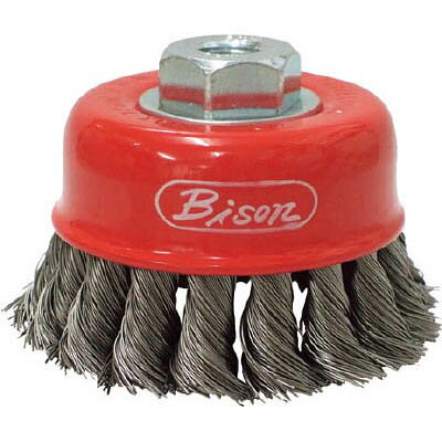 クロダブラシ BS65M10-035 バイソンひねりワイヤーカップブラシ 0.35 BS65M10035