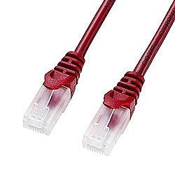 サンワサプライ LA-Y5TS-05R レッド ツメ折れ防止CAT5eLANケーブル 5m LAY5TS05R