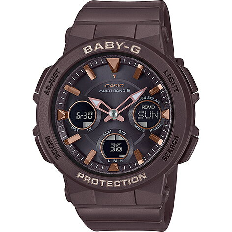カシオ Baby-G 腕時計（メンズ） 【長期保証付】CASIO カシオ BGA-2510-5AJF BABY-G(ベイビージー) 国内正規品 レディース 腕時計 BGA25105AJF