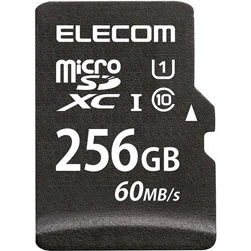 エレコム ELECOM MF-MS256GU11LRA MicroSDXCカード UHS-I U1 60MB/s 256GB 1000