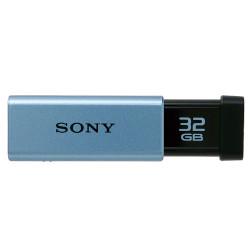 ソニー SONY USM32GT L(ブルー) USB3.0対応 ノックスライド式USBメモリー 32GB USM32GTL
