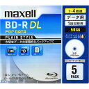 マクセル maxell BR50PPLWPB.5S データ用 BD-R DL 50GB 1回記録 プリンタブル 4倍速 5枚 BR50PPLWPB5S