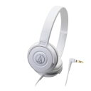 オーディオテクニカ audio-technica ATH-S100 WH(ホワイト) ポータブルヘッドホン ATHS100WH