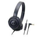 オーディオテクニカ audio-technica ATH-S100iS BK(ブラック) スマートフォン用ポータブルヘッドホン ATHS100iSBK