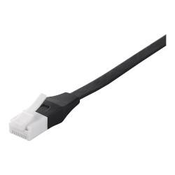バッファロー BUFFALO BSLS6FU05BK2 ブラック カテゴリー6 フラット LANケーブル 0.5m BSLS6FU05BK2