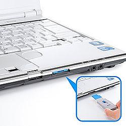 サンワサプライ SDカードスロット取付けセキュリティ eセキュリティ/ブルー SLE27BL