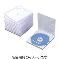 쥳(ELECOM) CCD-JSCN10WH(ۥ磻) Blu-ray/DVD/CD ɸ PS 1Ǽ