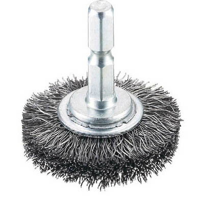 樂天商城 - トラスコ中山 TB-6212-60 軸付ホイールブラシ φ38X軸6.35 鋼線0.3
