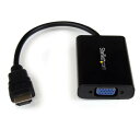 StarTech スターテック HD2VGAA2 HDMI-VGA(RGB) 変換アダプタ オーディオ対応 HD2VGAA2(2)