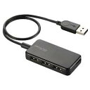 エレコム ELECOM U2HS-A402BBK(ブラック) USBハブ 4ポート U2HSA402BBK(2)