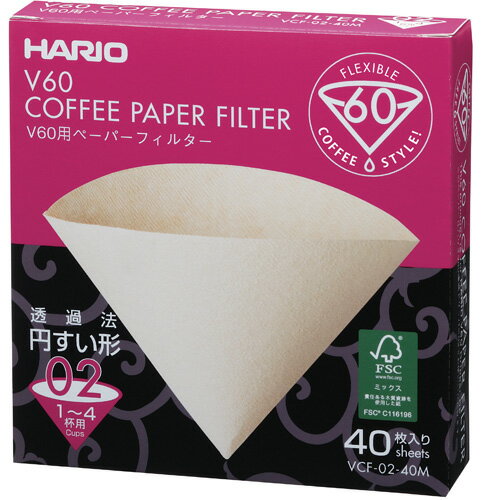 nI(HARIO) V60py[p[tB^[02M 40 VCF-02-40M