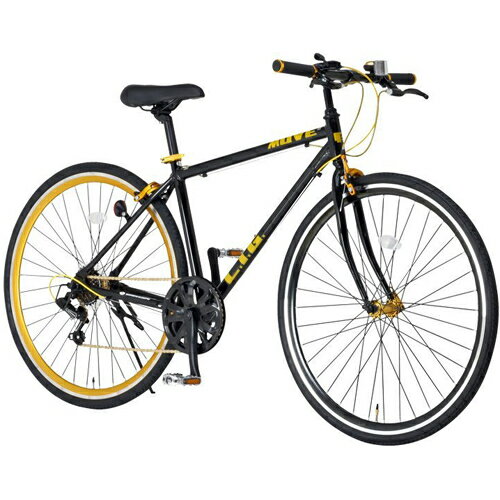 LIG �ꥰ LIG MOVE 700C �������Х��� ���ޥ�7����® �֥�å� 4544507019388