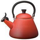 ル・クルーゼ LE CREUSET IH対応 ケトル コーン 920002-00(チェリーレッド)  ...