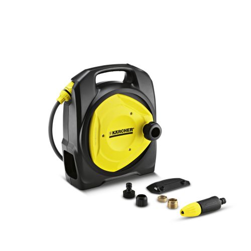 楽天イーベストPC・家電館ケルヒャー KARCHER 2.645-292.0 コンパクトホースリール10m+2m 万能口金（大）付 高圧洗浄機 K2シリーズ用 26452920