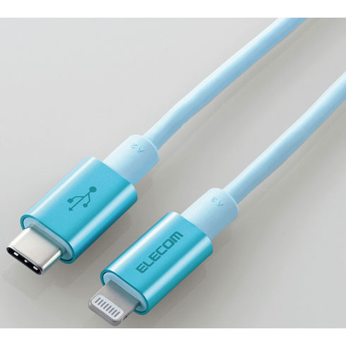 エレコム ELECOM MPA-CLPS10BU(ブルー) USB-C to Lightningケーブル 1m MPACLPS10BU エレコム ELECOM MPA-CLPS10BU(ブルー) USB-C to Lightningケーブル 1m MPACLPS10BU