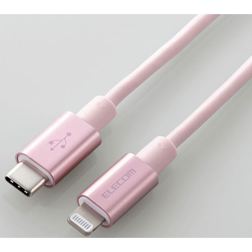 エレコム ELECOM MPA-CLPS10PN(ピンク) USB-C to Lightningケーブル 1m MPACLPS10PN エレコム ELECOM MPA-CLPS10PN(ピンク) USB-C to Lightningケーブル 1m MPACLPS10PN