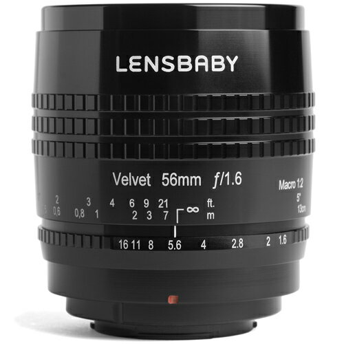 KENKO - レンズベビー LENSBABY Velvet 56 ブラック 富士フイルムX用 4961607860168