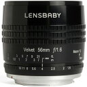 レンズベビー LENSBABY Velvet 56(ブラック) ソニーA用 4961607860601