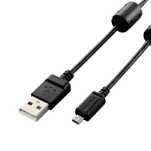 エレコム ELECOM DGW-F8UF05BK ブラック DGW-F8UFBKシリーズ カメラ接続用USBケー...