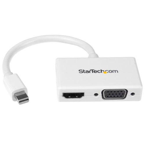 StarTech �X�^�[�e�b�N MDP2HDVGAW(�z���C�g) Mini DisplayPort�ڑ��g���x��A V�A� �v�^ MDP2HDVGAW