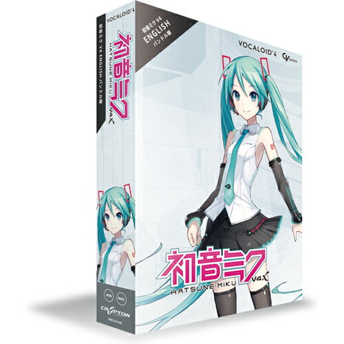 【楽天1位受賞!!】クリプトン・フューチャー・メディア 初音ミク V4X バンドル(日本語&英語ライブラリー同梱) Win&Ma…