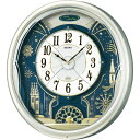 セイコー SEIKO RE561H 電波からくり時計 掛け時計 ウエーブシンフォニー 薄金パール塗装 RE561H