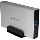 StarTech スターテック S3510SMU33(シルバー) 3.5インチHDDケース UASP対応 USB3.0 S3510SMU33