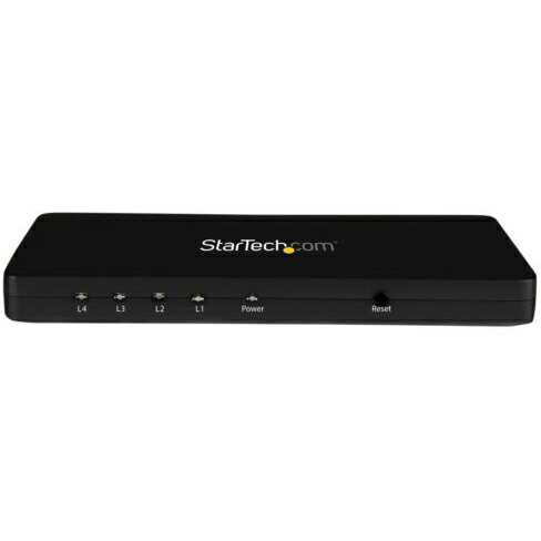 StarTech スターテック ST124HD4K(ブラック) 4出力対応 4K HDMI 分配器スプリッター アルミ筐体 ST124HD4K