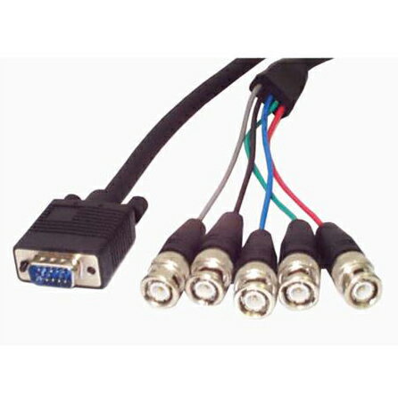 StarTech �X�^�[�e�b�N VGABNC5 VGA - 5x BNC �ϊ��P�[�u�� �I�X �I�X 1.8m VGABNC5