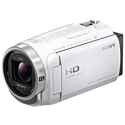 【楽天1位受賞 】ソニー SONY HDR-CX680-W(ホワイト) デジタルHDビデオカメラレコーダー 64GB HDRCX680W