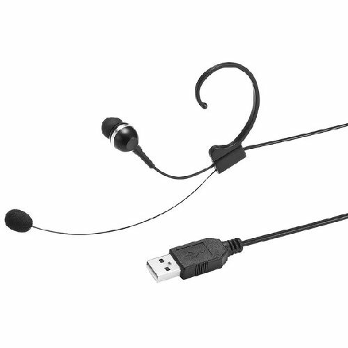 サンワサプライ MM-HSU04BK(ブラック) ヘッドセット MMHSU04BK サンワサプライ MM-HSU04BK(ブラック) ヘッドセット MMHSU04BK