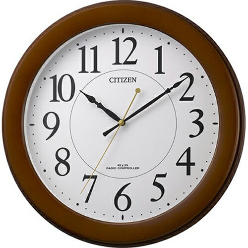 シチズン CITIZEN 8MY514-006(茶色半艶仕上) 8MY514-006 電波掛け時計 8MY514006 シチズン CITIZEN 8MY514-006(茶色半艶仕上) 8MY514-006 電波掛け時計 8MY514006