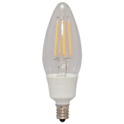 アイリスオーヤマ Iris Ohyama LEDフィラメント電球(電球色) E12口金 40W形相当 450lm LDC4L-G-E12/D-FC LDC4LGE12DFC