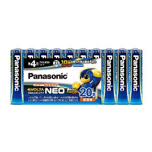 パナソニック Panasonic LR03NJ/20SW 乾電池エボルタネオ単4形20本パック LR03NJ20SW